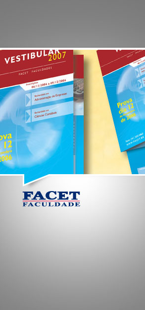 Promocionais - Folder FACET Vestibular 2007