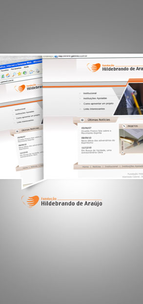 Site Fundação Hildebrando de Araújo